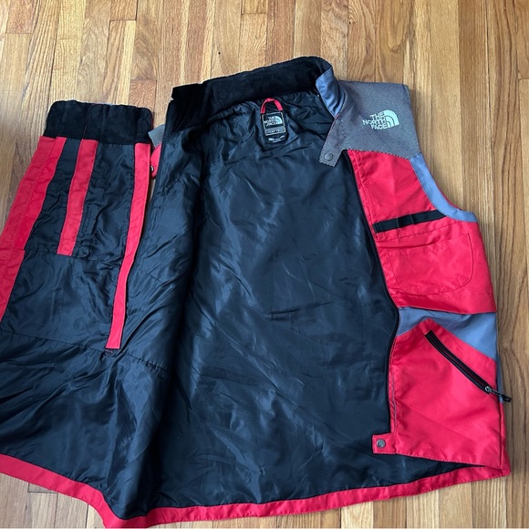 Vintage 90s The North Face Black and Red Steep Tech Vest - Picture 2 of 6